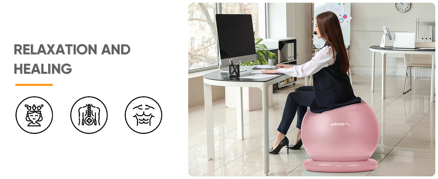yoga ball chair