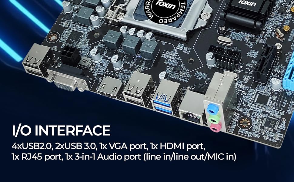 interface of h110 motherboard ddr4