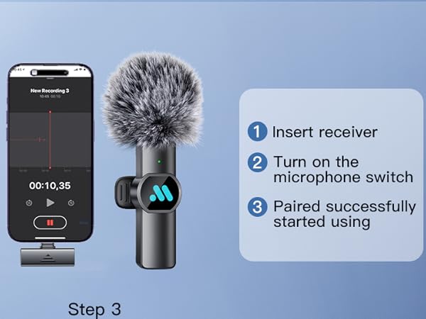 iphone microphone for video recording lapel microphone wireless recording microphone