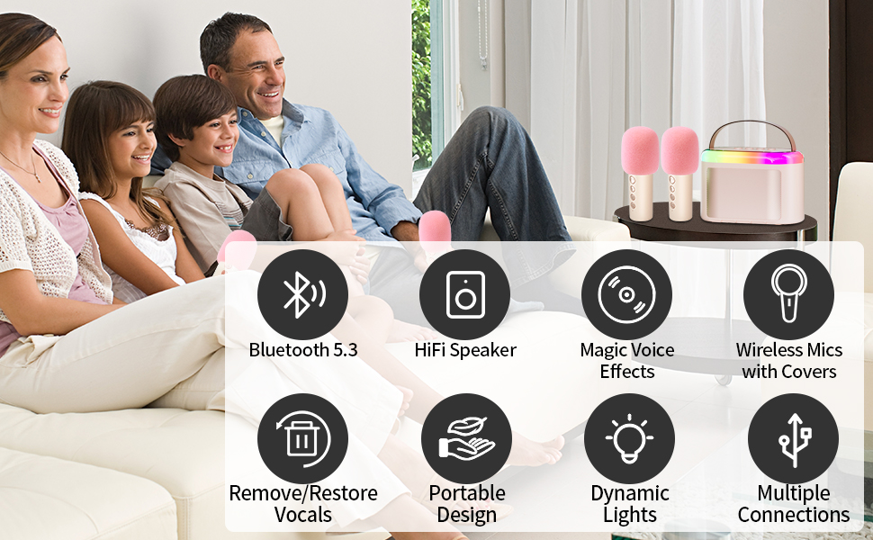 Mini karokee machine