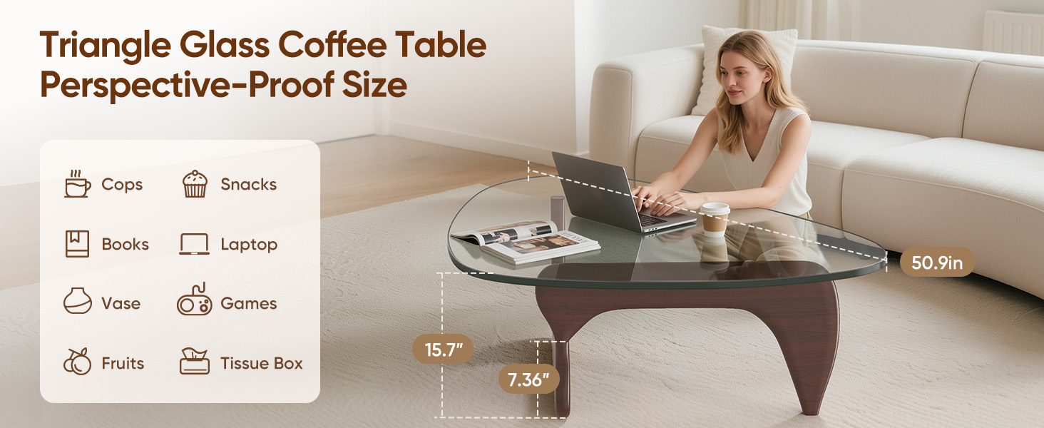 glass coffee table