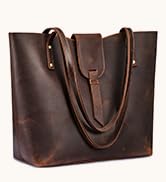 Amazon.com: S-ZONE Vintage Genuine Leather Shoulder Bag Work