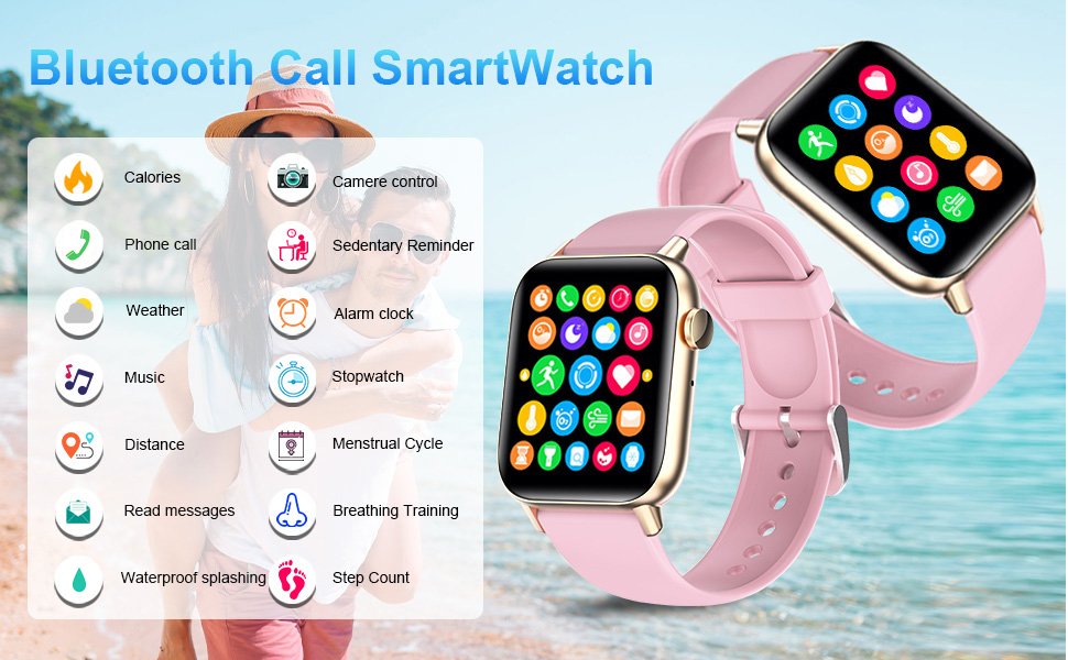 GT HITGX 2022 New Smart Watch for Women with Answer 