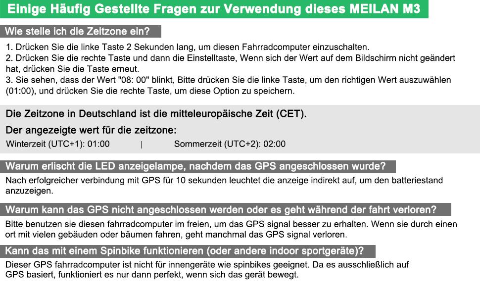 MEILAN M3 Mini GPS Kabellos, Wasserdicht Fahrradtacho