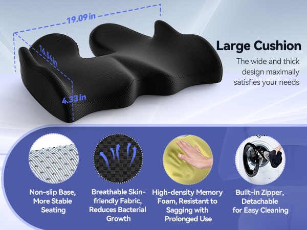 Amazon.com: VOXON Seat Cushion, X Large Car Seat Cushion