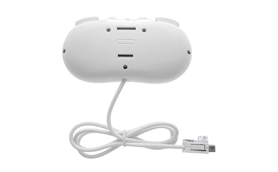 OSTENT Wired Classic Controller for Nintendo Wii Remote Console Video Game Color