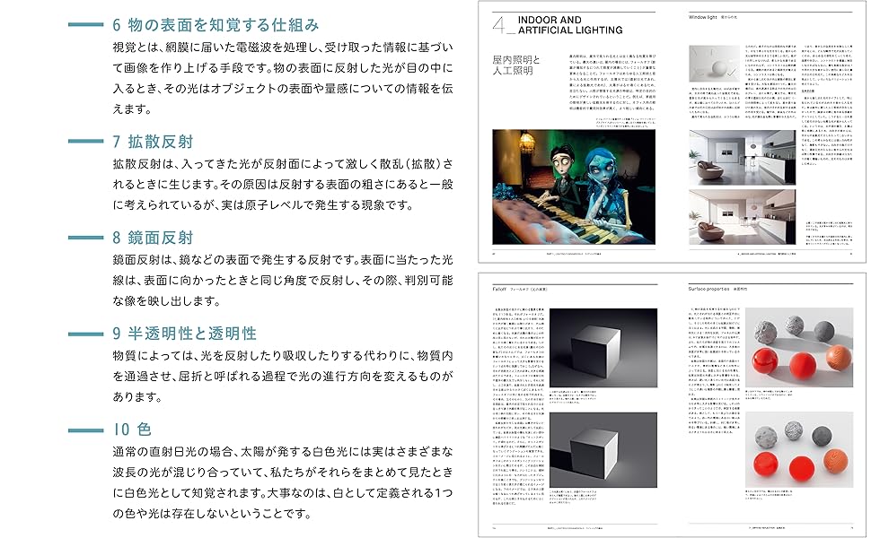 画づくりのための光の授業 CG、アニメ、映像、イラスト創作に欠かせない、光の仕組みと使い方 