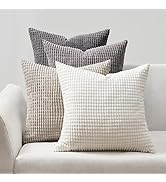 Topfinel Neutral Room Decor Throw Pillows Covers-Multi Gray Combo 20