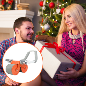 FORMIZON Rouleau Abdominale, Appareil D'entraînement Abdominal, Rouleau D'exercice Abdominal de Support du Coude, D'entraînement Abdominal avec Doubles Roues Stables et Rebond Automatique Rouleau Abdominale