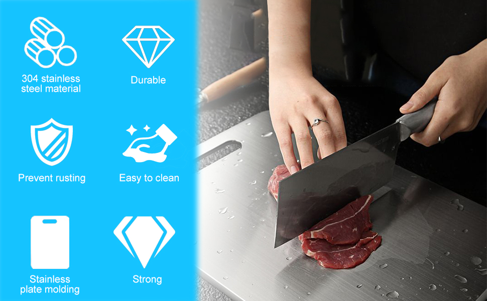 stainless steel cutting boards
