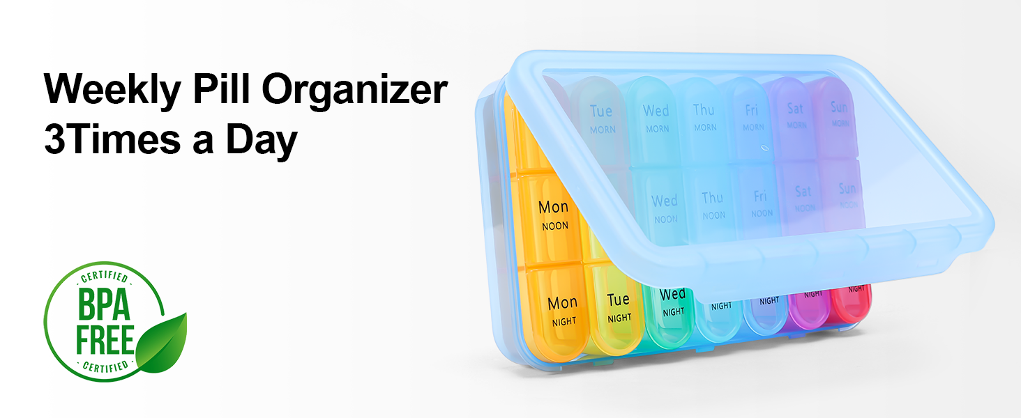 large pill organizer large pill box large pill case 7 day pill case 7 day small pill organizer