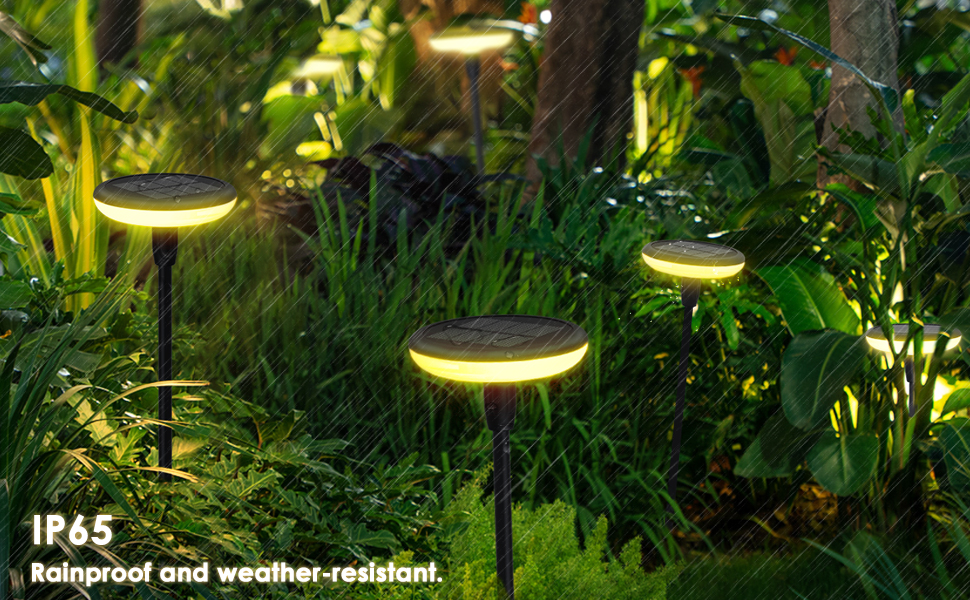 Solar Garden Lights Outdoor, Waterproof Swaying Solar Lights Garden