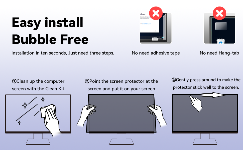 27 Inch Computer Privacy Screen Filter for 169 Widescreen