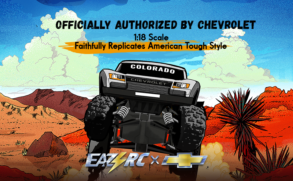 FAIRRC EAZYRC Fast RC Trucks for Adults 1/18 Chevrolet