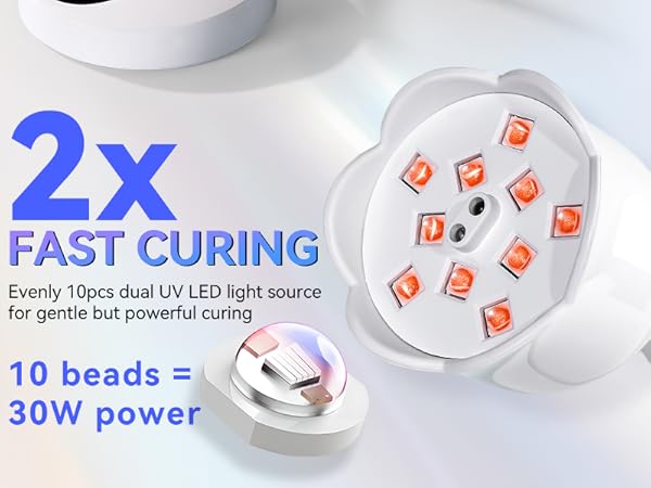 gel nail uv light professional