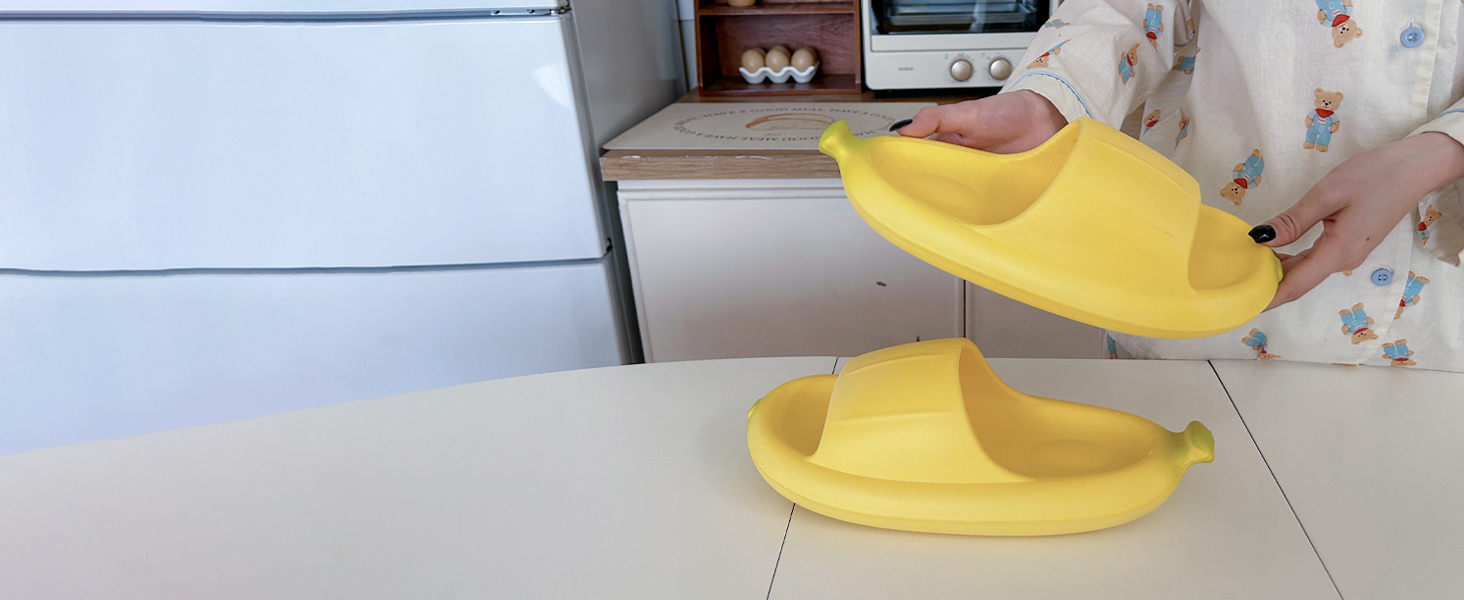 funny banana slippers for women men