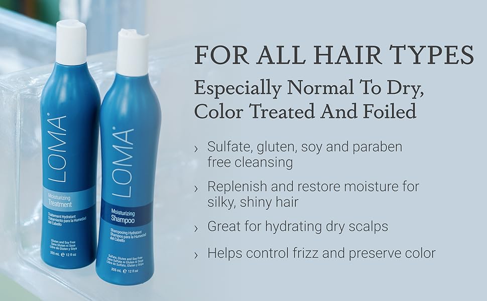 Loma Hair Care Moisturizing Shampoo & Treatment Duo 2