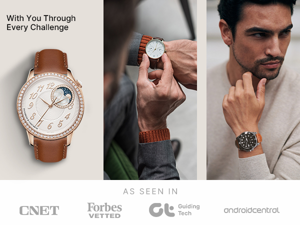 20mm leather watch strap