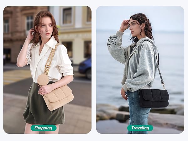 Amazon.com: JEEHAN Small Puffer Shoulder Bag for Women Amazon.com: JEEHAN Small Puffer Shoulder Bag for Women