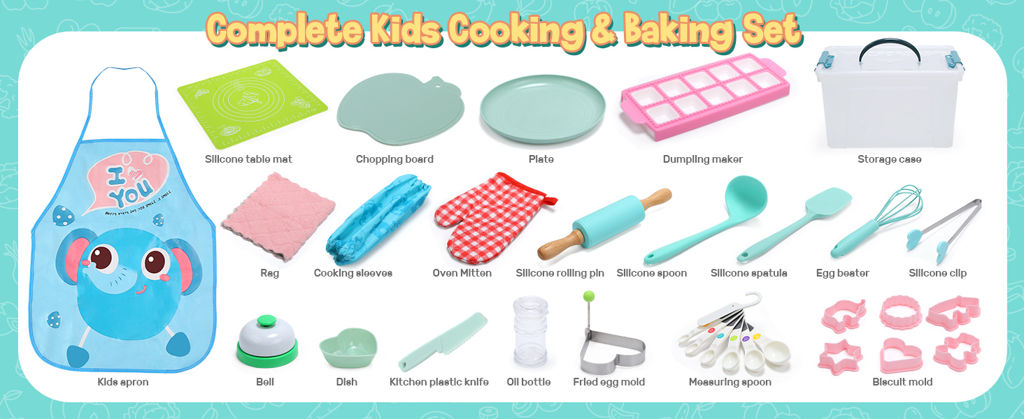 cute stone Kids Kitchen Toys Accessories Playset, Kids Cooking Sets