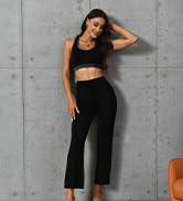 Micro-flared modal pants