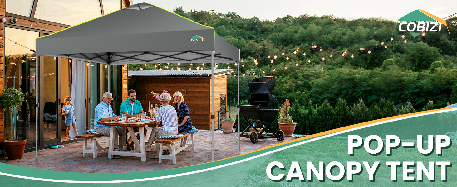 10x10 pop up canopy-grey