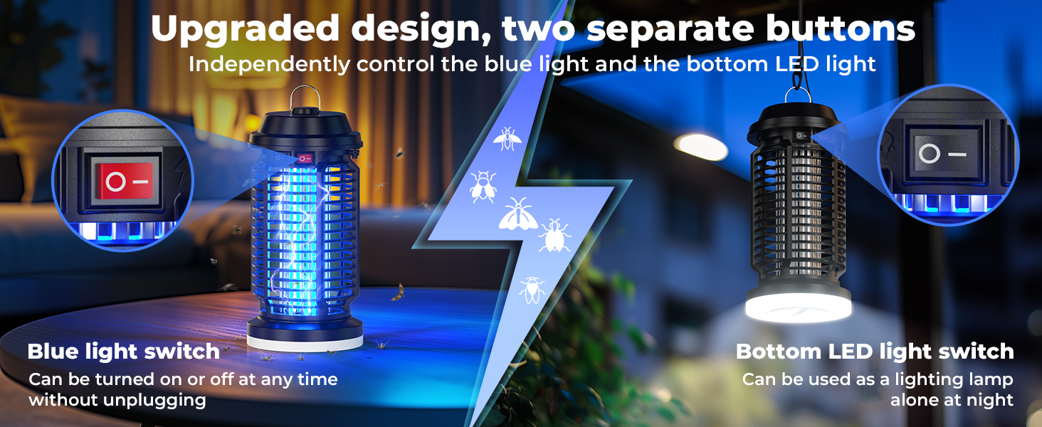 Bug Zapper Outdoor Indoor Waterproof