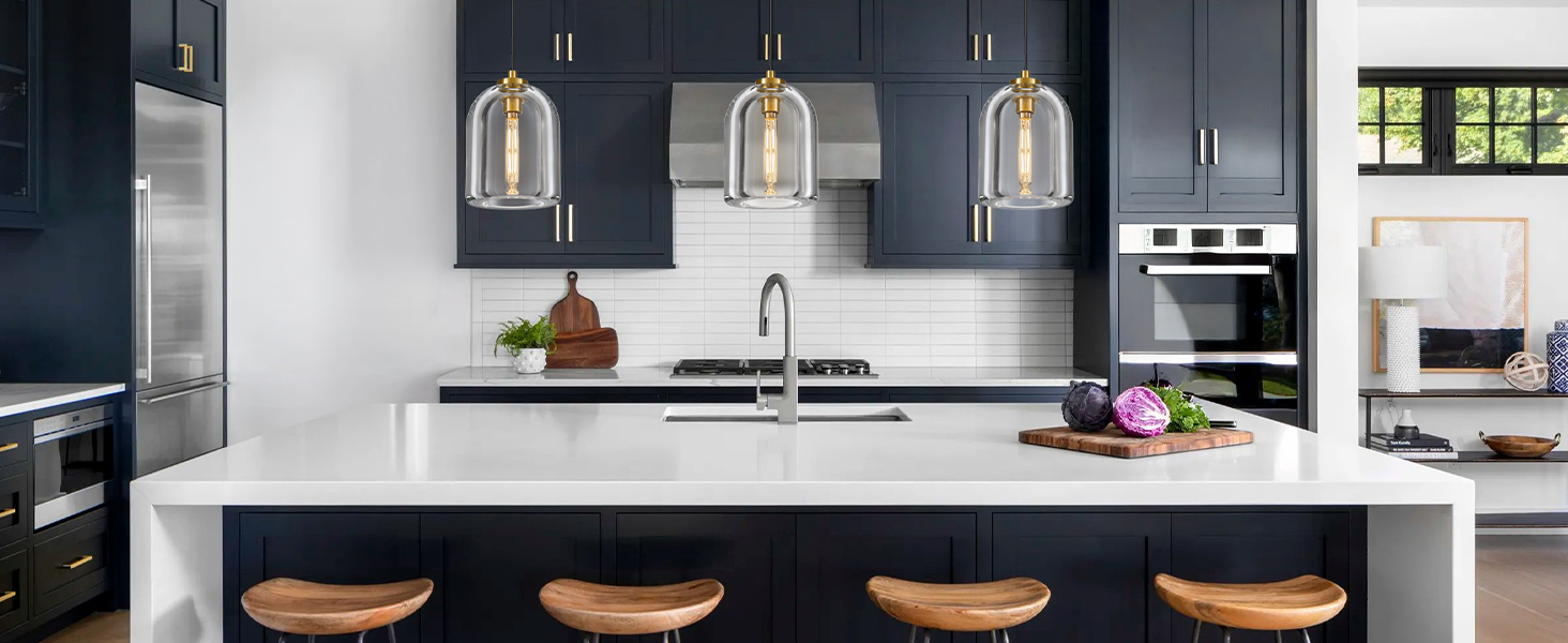 Modern crystal pendant light