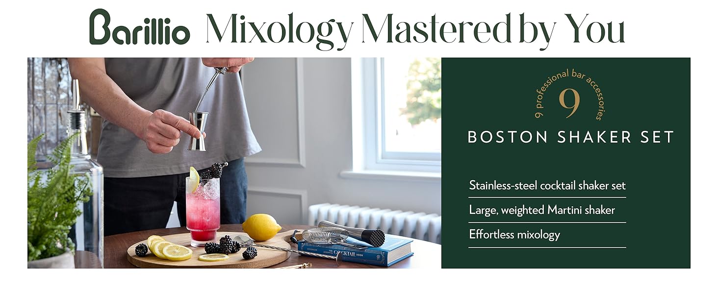 Barillio Boston Shaker Set