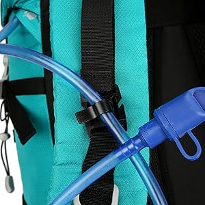YFREAL 60L Travel Hiking Camping Backpack with Rain Cover