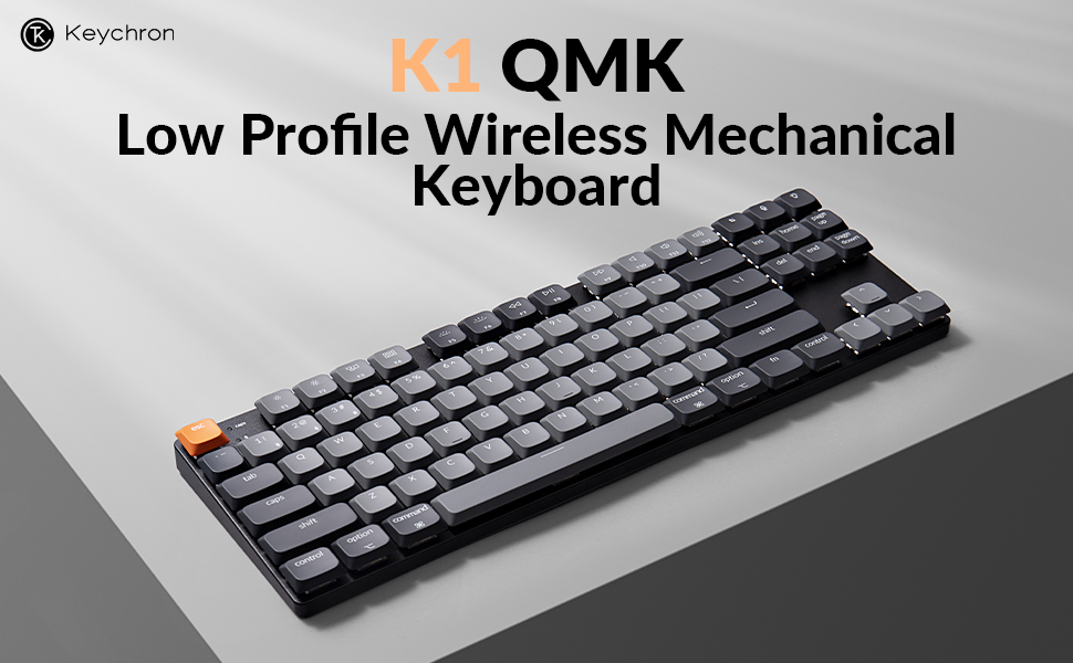 PC周辺機器 keychron K1 Wireless Mechanical keyboard Amazon.com: Keychron K1 Low Profile Mechanical Keyboard