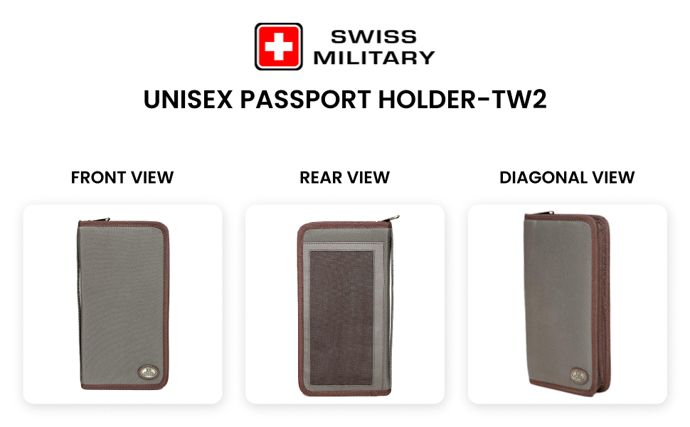 Buy Swiss Military Wallet for Women, Men, Travel Organizer, Passport