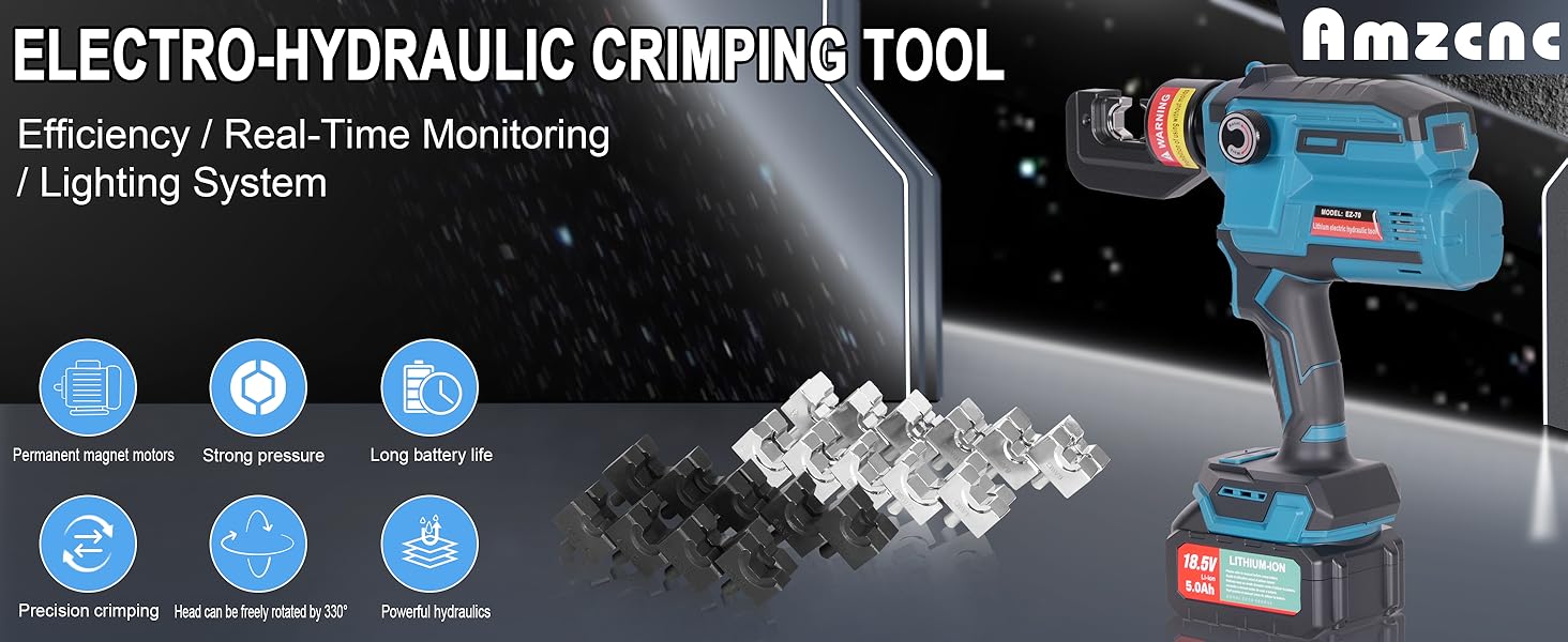 Electric Hydraulic Cable Lug Crimping Tool