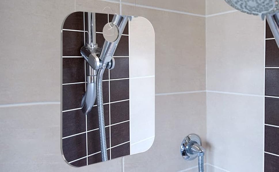 SAFEE MRROR Shower mirror No fog Shaving mirror 6"x8