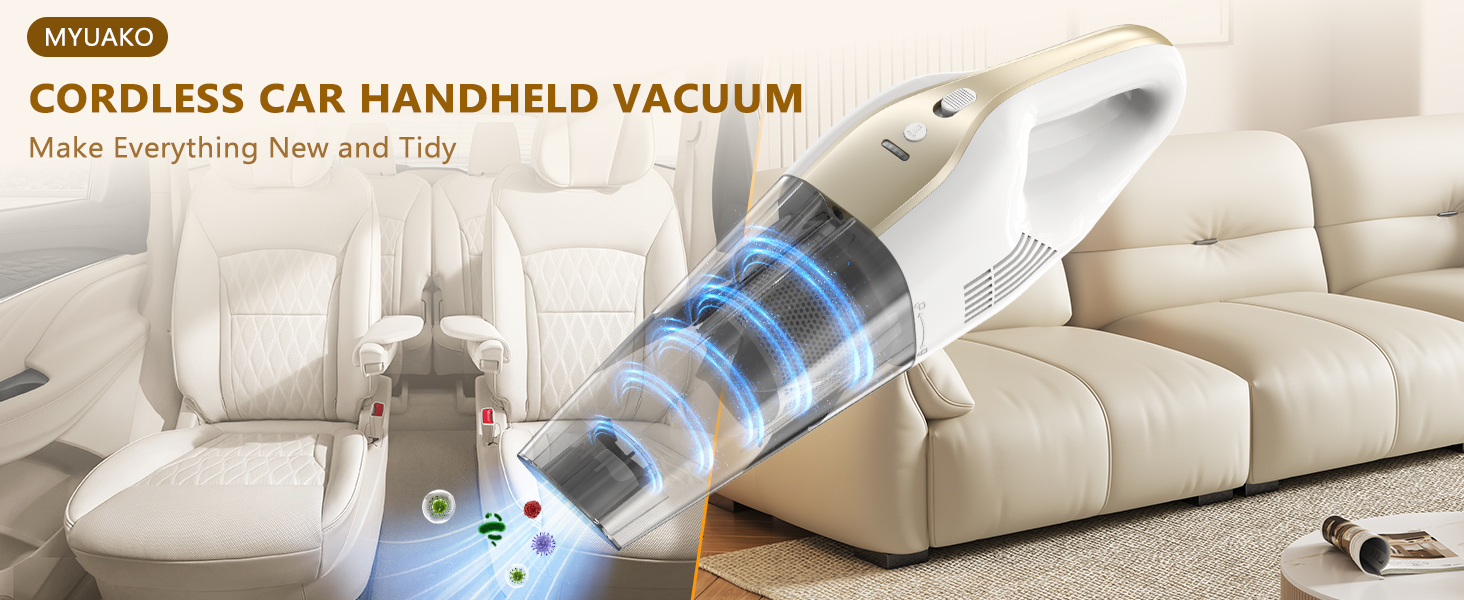 powerful car vacuum cleaner high power portable mini vacuums suction cordless wireless handheld  