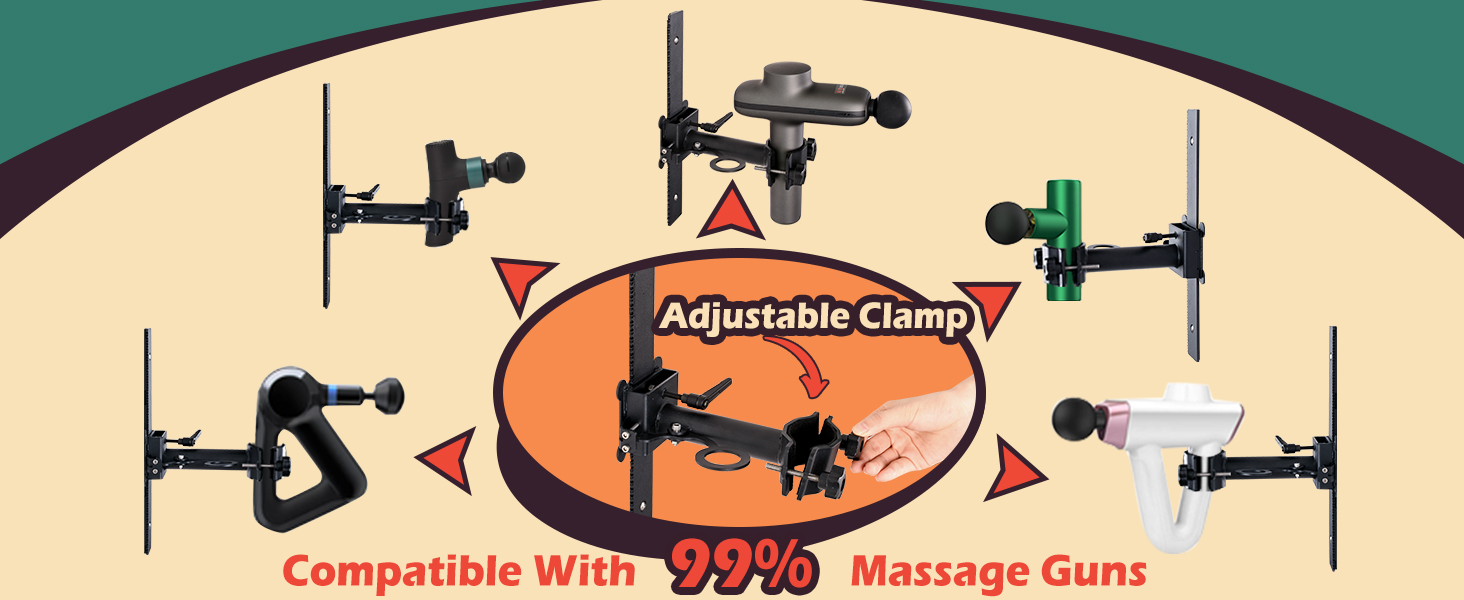 Massage Gun Holder for Hands Free Self-Massage