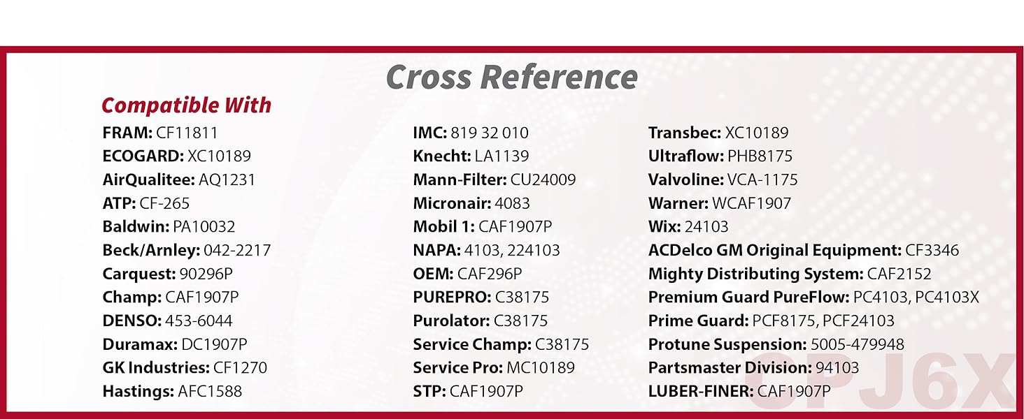 COMPATIBLE REPLACEMENT FOR MAJOR BRANDS