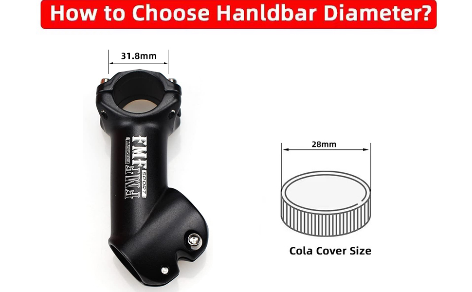 Manubrio Bici Gravel FSA 212502 Attacco Manubrio, Per Mountain Bike,  31,8-80 Mm, 20 Manubrio Bici Corsa