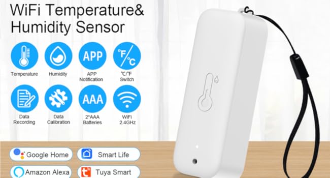 Wifi temperature and humidity sensor