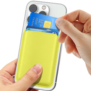 新品⭐︎ajew Function wallet case / yellow yellow leather phone wallet wristlet — MUSEUM OUTLETS