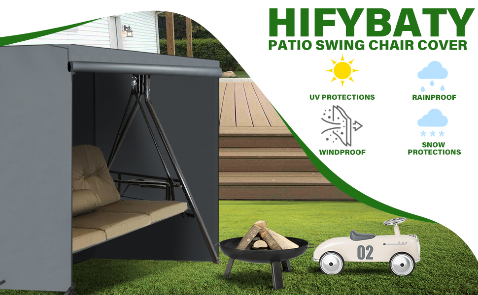 Swing Covers for Outdoor Patio Swing Heavy Duty 420D