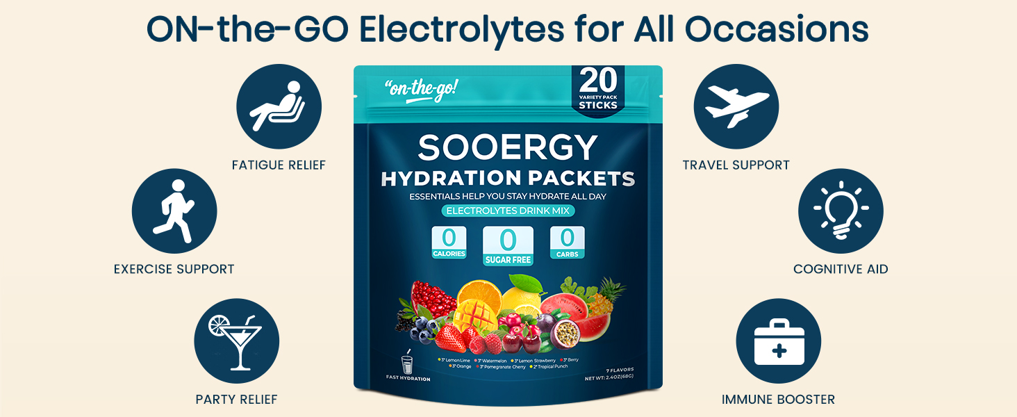 ELECTROLYTES POWDER PACKETS