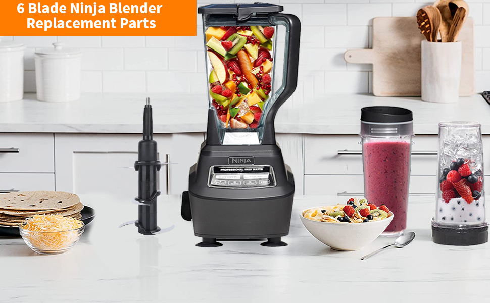 Replacement Ninja Blender Blade, 6 Blade Ninja Blender