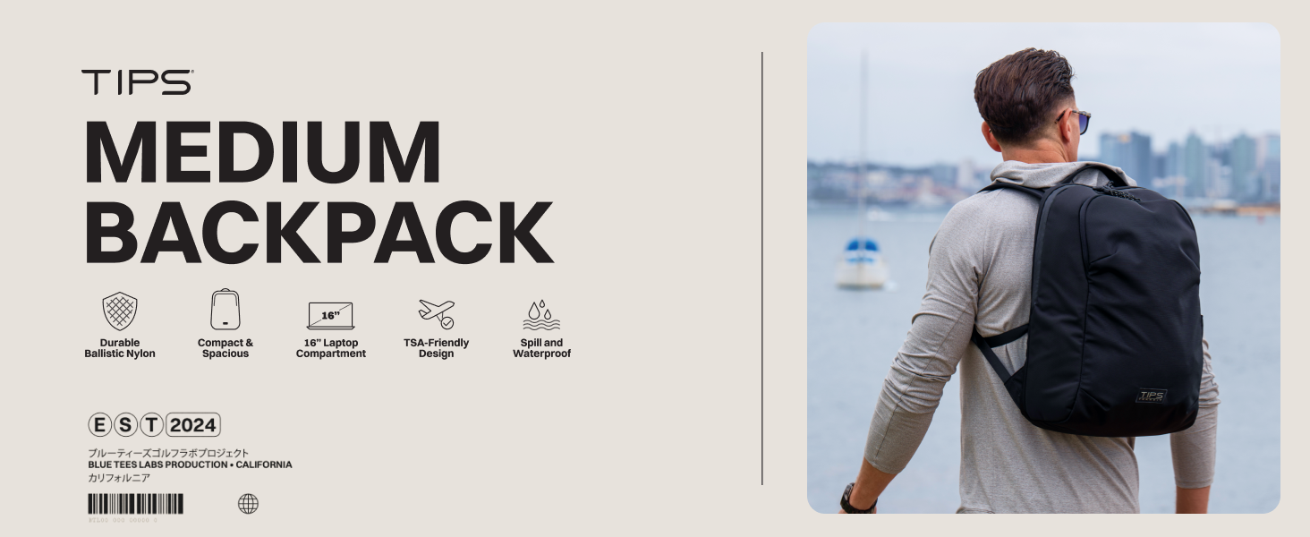 TIPS Travel Backpack