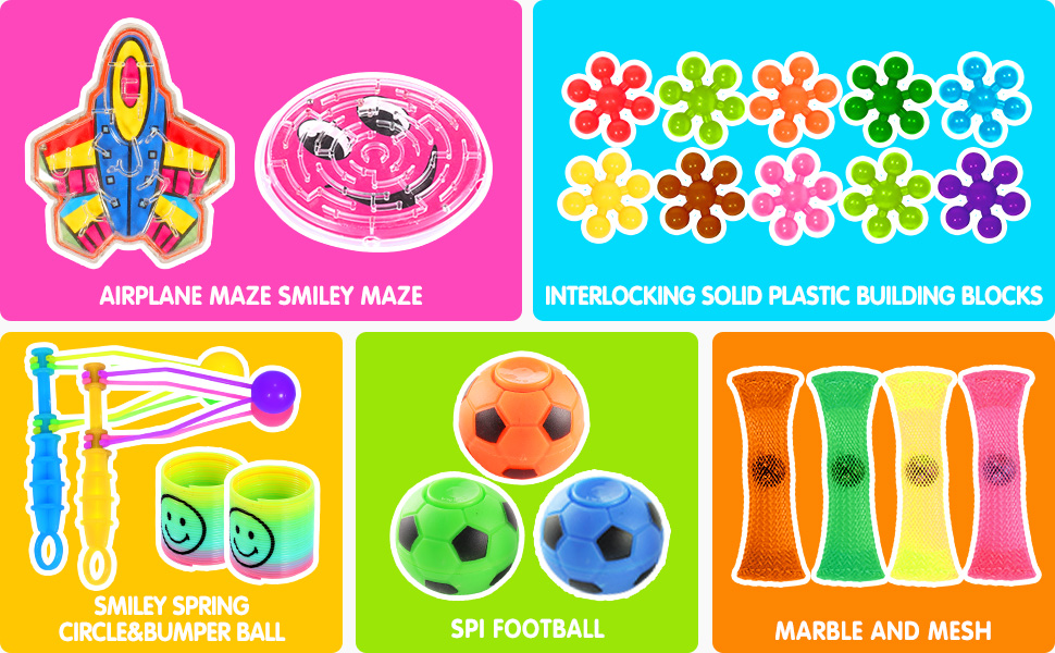 Fidget Toys 100 Pack,Treasure Box Fidgets in Bulk Prize Kid