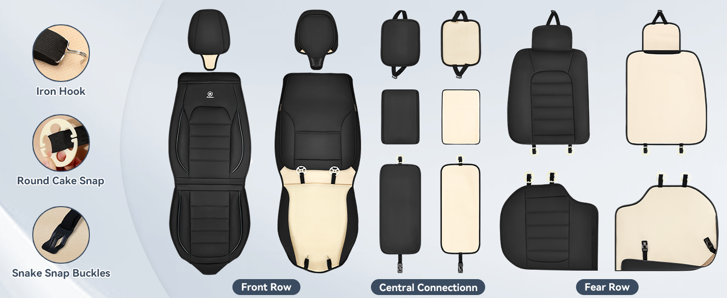 kaiweiqin Car Seat Covers Fit for Chevrolet Equinox 2008