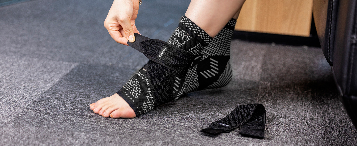 copper ankle brace support for women men ankle brace for sprained ankle ankle compression sleeve