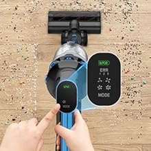 Proscenic P10 Cordless Vacuum Cleaner, 22000Pa Powerful, 4 Adjustable Suction Modes, LED Touch Screen, Removable Battery, For Hard Floor,Carpet, Pet Hair, Blue 11 Cordless Vacuum Cleaner