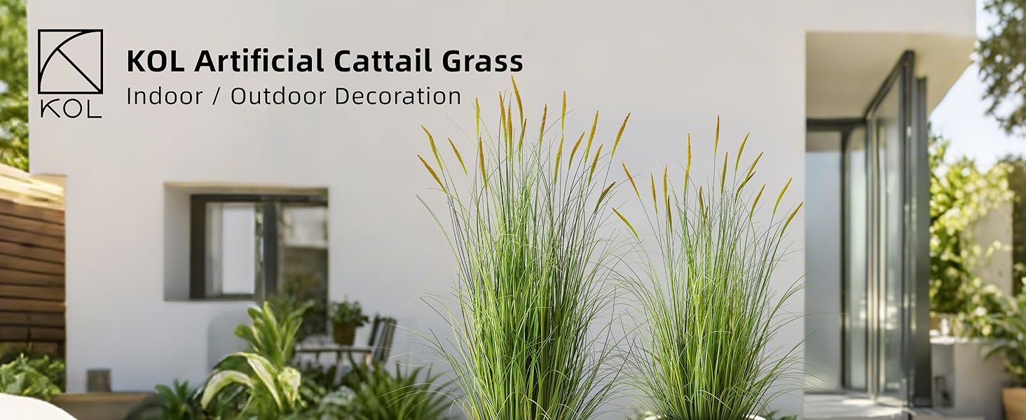 KOL Artificial Cattail Grass
