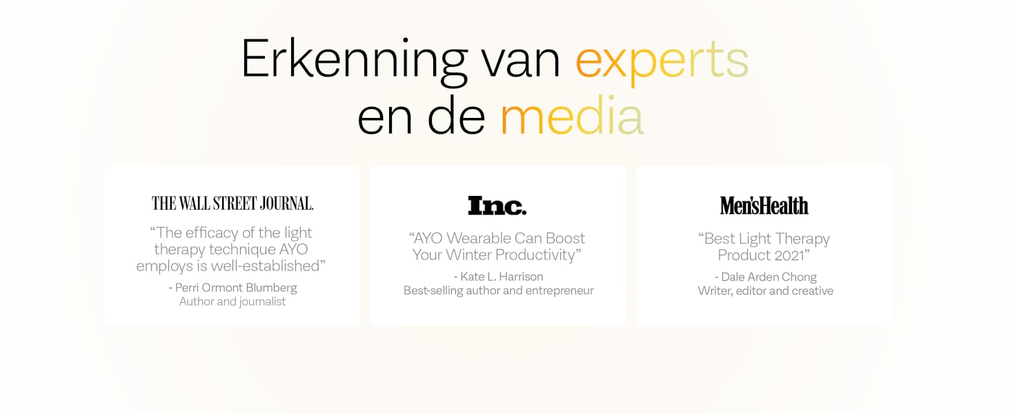 Erkenning van experts en de media